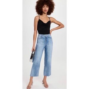 L’AGENCE Wanda Wide Leg High Rise Highland Women’s Sz 30 Light Blue Ankle Lenght